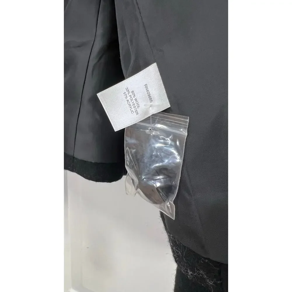 Vintage 90s Pendleton Ombre Plaid Wool Coat Dark Academia NWT L - Picture 11 of 14